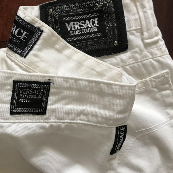 Versace Denim - Authentic Versace High Waist  Vintage White Jeans